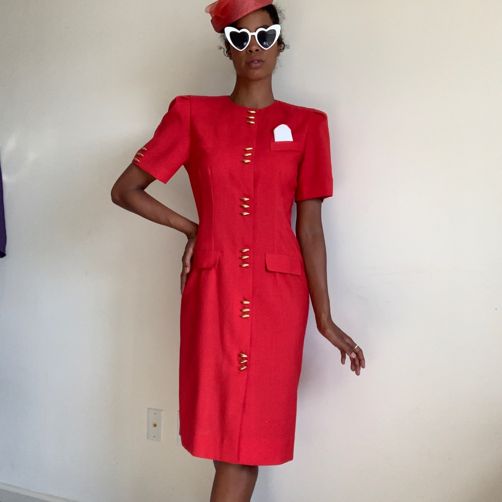 Red Vintage Dress